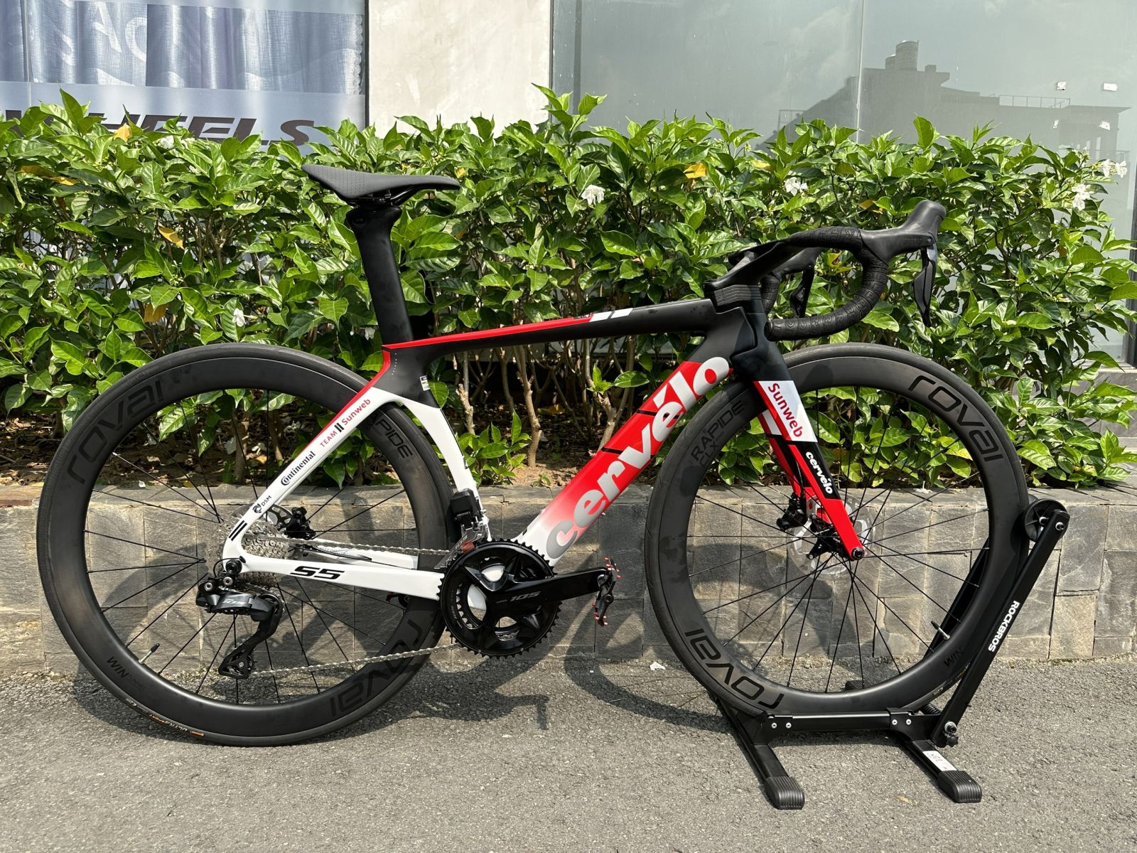 CERVELO S5 SUNWEB + GROUP 105 R7170 + BÁNH ROVAL