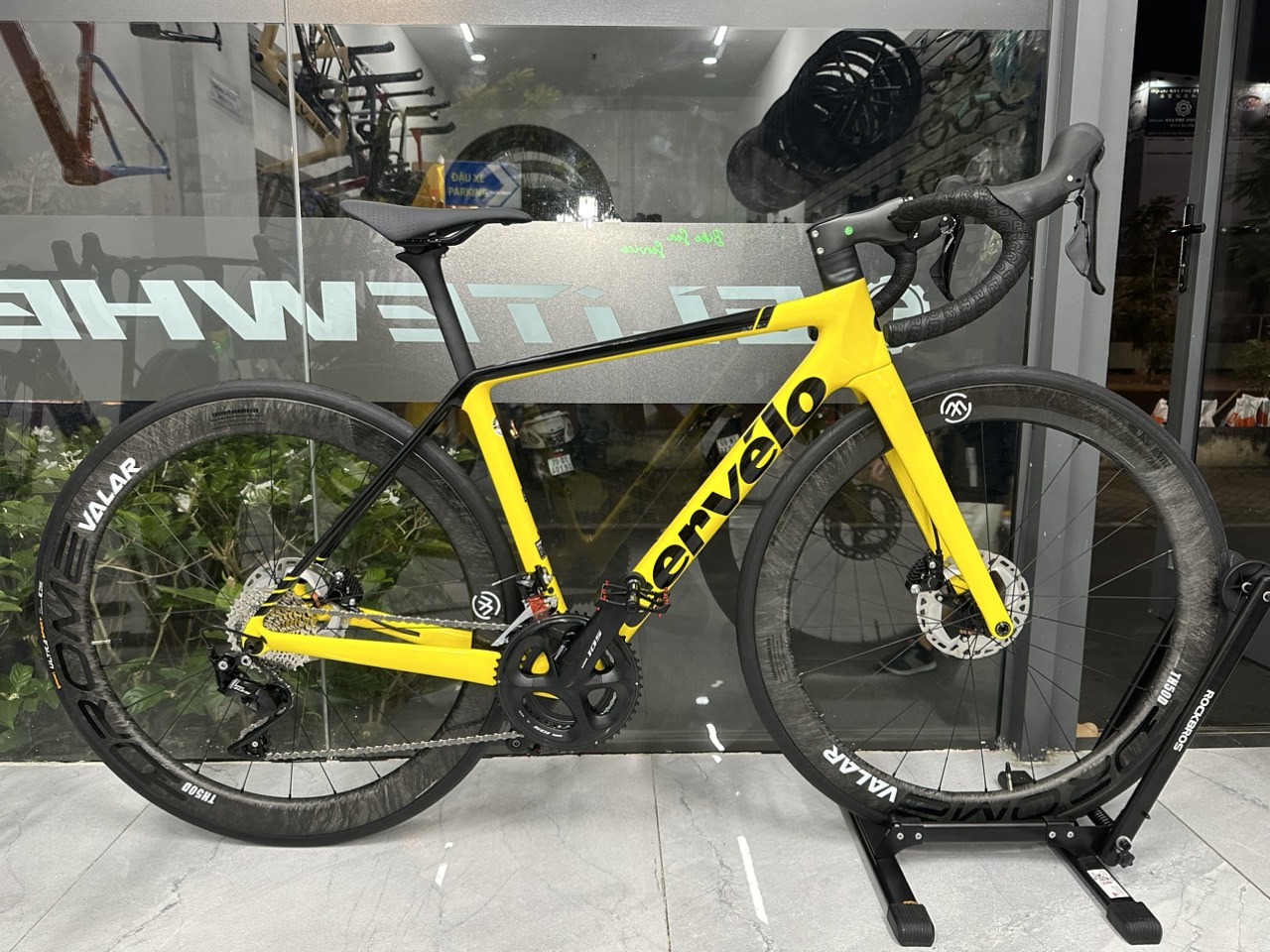 CERVELO R5 VÀNG + GROUP 105 R7020 + BÁNH OROME