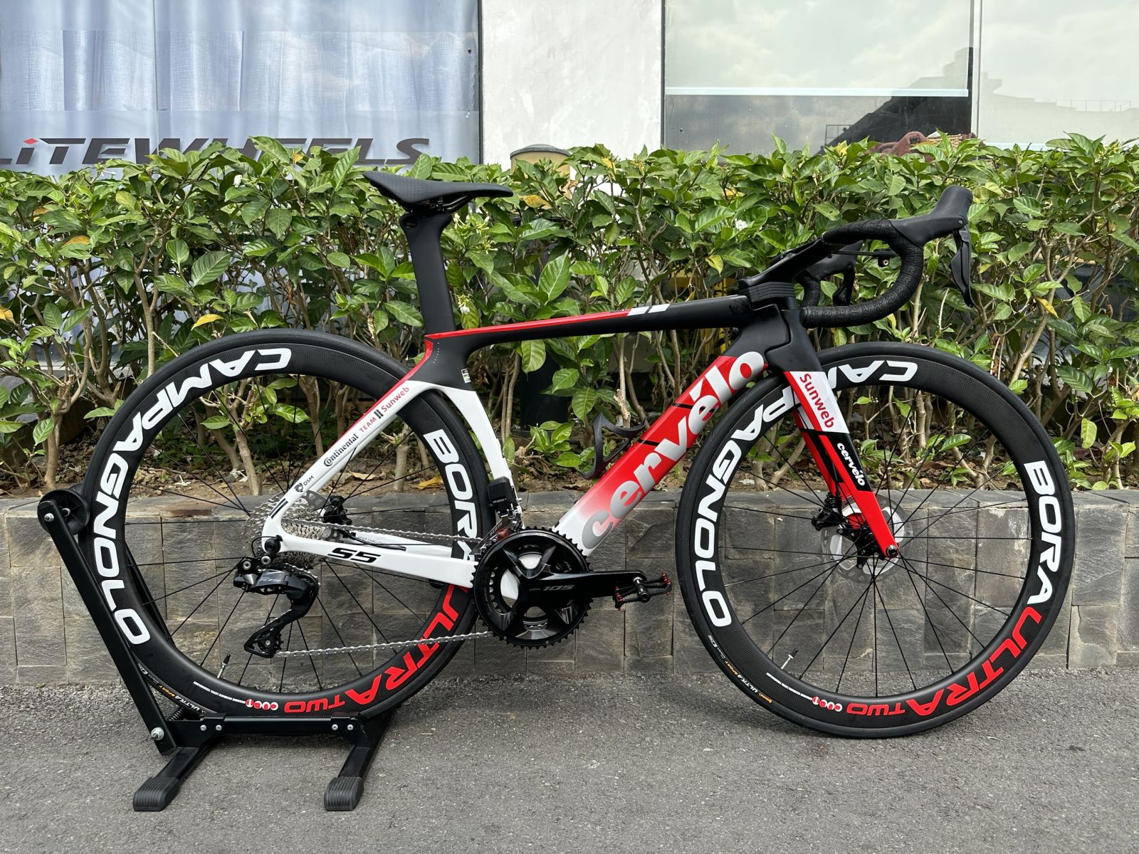 KHUNG CERVELO S5 + GROUP105 R7170+ BÁNH CAMPAGNOLO